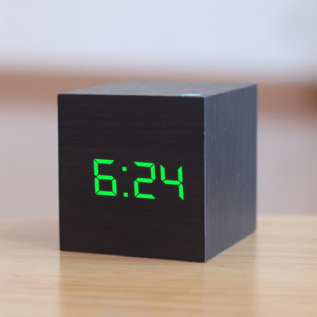 Mini Budzik LED | Kwadratowy
