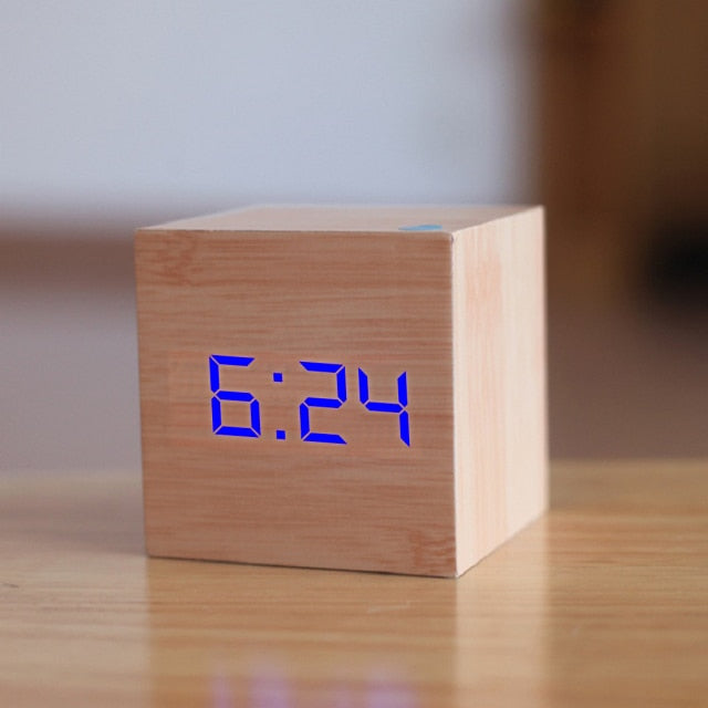 Mini Budzik LED | Kwadratowy