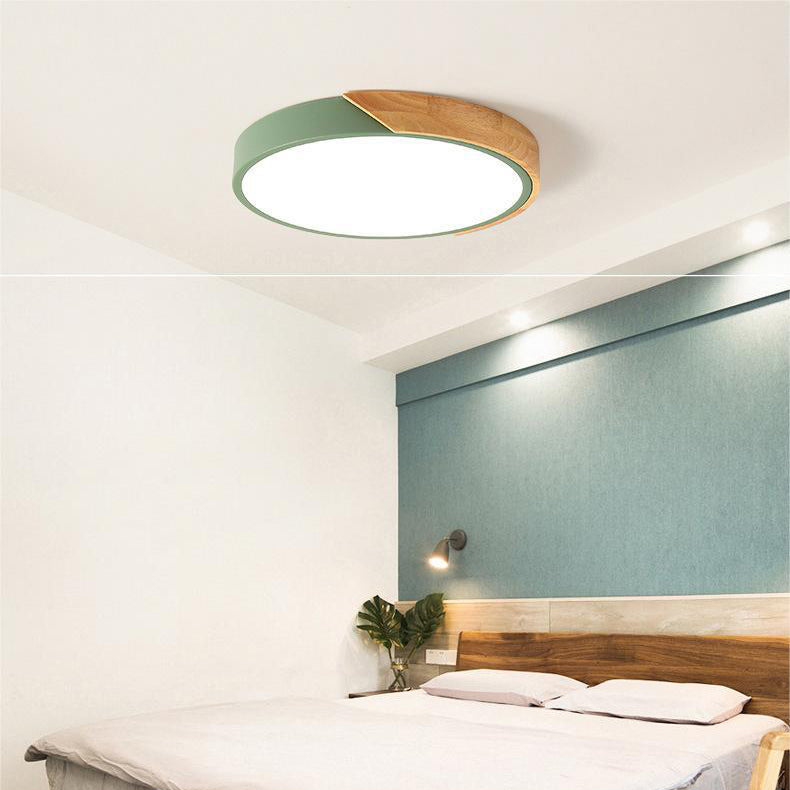 Nordyczna lampa sufitowa LED | okrągła