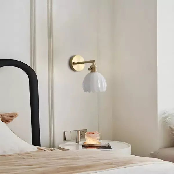 Lampa Ścienna Do Salonu | Pąk Kwiatu