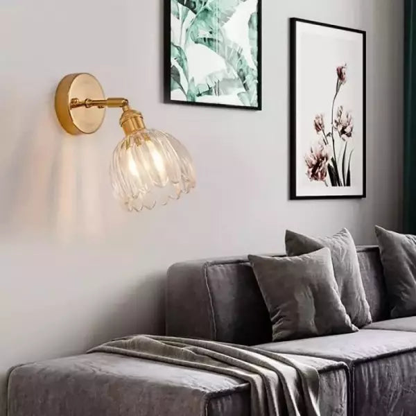 Lampa Ścienna Do Salonu | Pąk Kwiatu