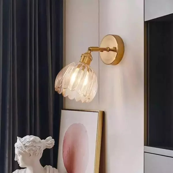 Lampa Ścienna Do Salonu | Pąk Kwiatu