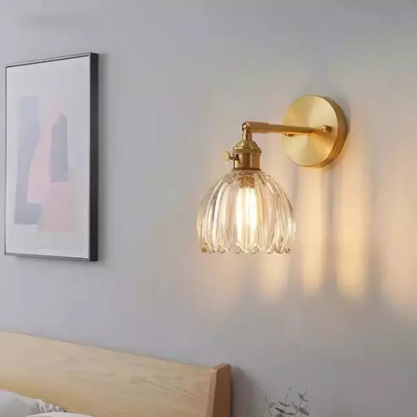 Lampa Ścienna Do Salonu | Pąk Kwiatu