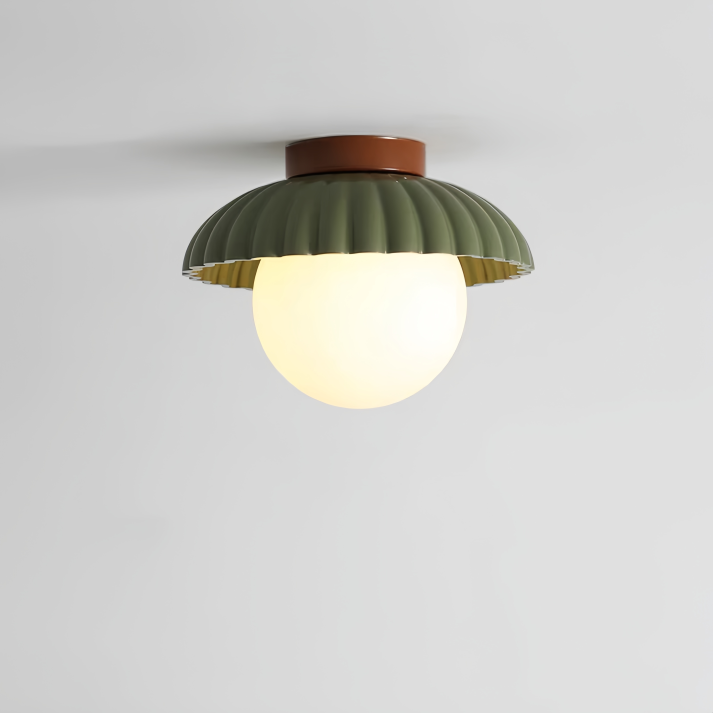Lampa Sufitowa LED Do Przedpokoju | Muszlowy Kształt