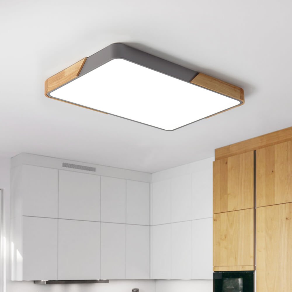 Lampa Sufitowa LED Do Salonu | Prostokątna