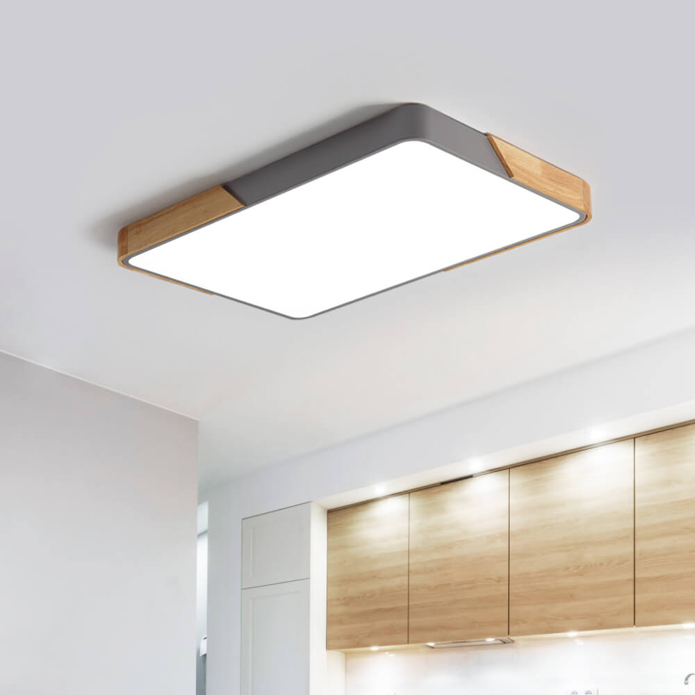 Lampa Sufitowa LED Do Salonu | Prostokątna