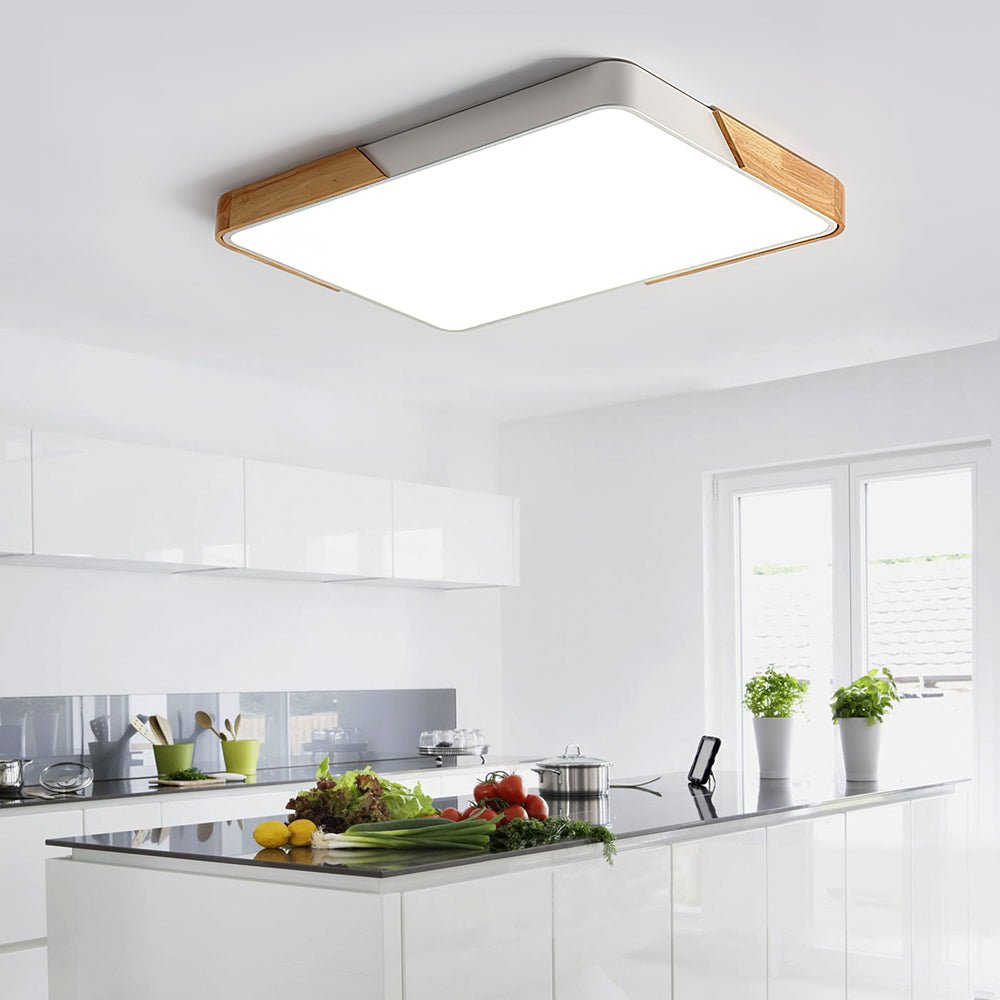 Lampa Sufitowa LED Do Salonu | Prostokątna