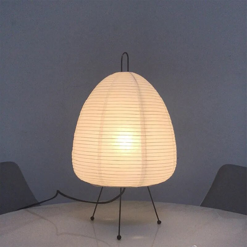 Japońska Lampa Stołowa Z Papieru Ryżowego | Design Dla Twojego Domu