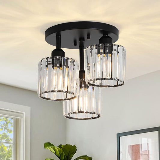 Lampa Sufitowa | Półwpuszczana Kryształowa