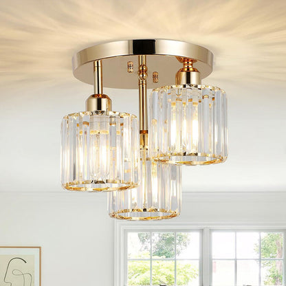 Lampa Sufitowa | Półwpuszczana Kryształowa