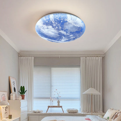 Lampa Sufitowa LED Moon | Okrągła