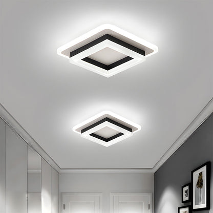 Lampa Sufitowa LED Do Przedpokoju | Kwadratowa