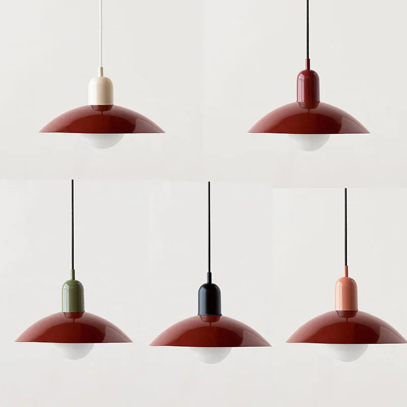 Lampa Sufitowa Bauhaus | Kolorowa Lampa Szklana