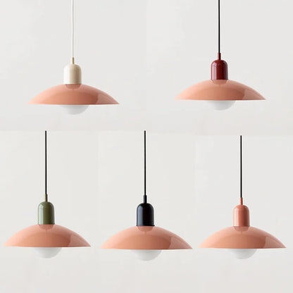 Lampa Sufitowa Bauhaus | Kolorowa Lampa Szklana