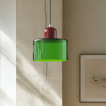 Lampa Wisząca Szklana Bauhaus | Design LED Światło