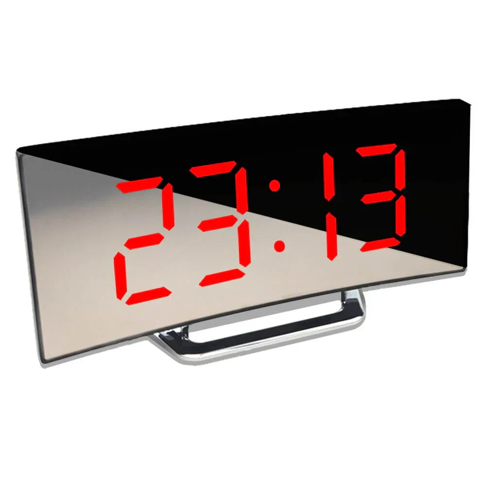 Nowoczesny Budzik Cyfrowy LED | Funkcjonalny