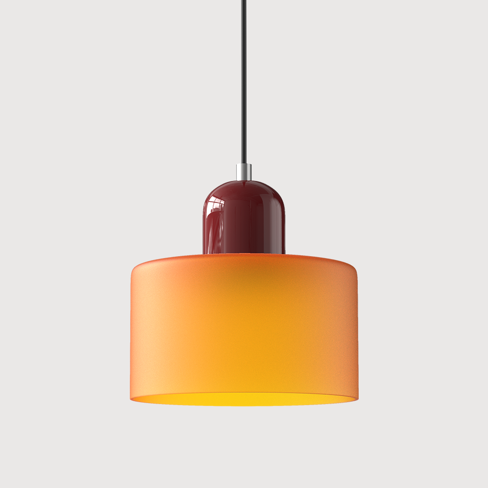 Lampa Wisząca Szklana Bauhaus | Design LED Światło