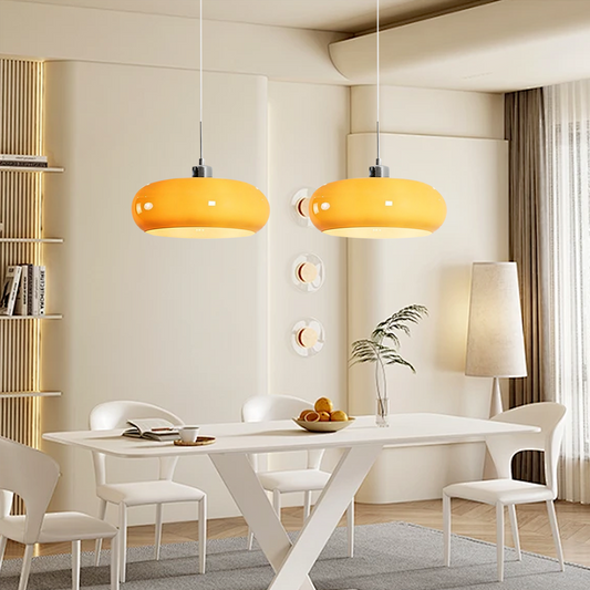 Szklana Lampa Sufitowa Bauhaus | Salon