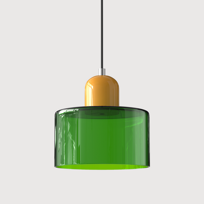 Lampa Wisząca Szklana Bauhaus | Design LED Światło