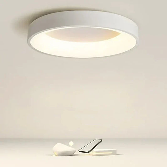 Okrągła Lampa Sufitowa LED | Skandynawski Styl