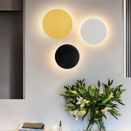 Lampa Ścienna LED Do Salonu | Okrągła