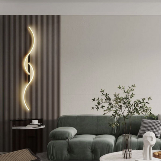 Lampa Ścienna LED Do Salonu | Pleciona