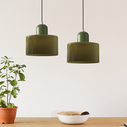 Lampa Wisząca Szklana Bauhaus | Design LED Światło