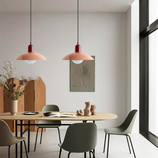 Lampa Sufitowa Bauhaus | Kolorowa Lampa Szklana