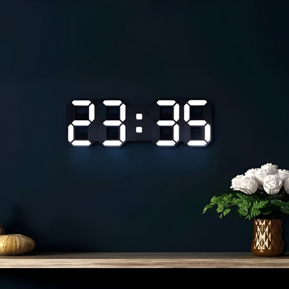 3D LED Zegar Ścienny | Nowoczesny