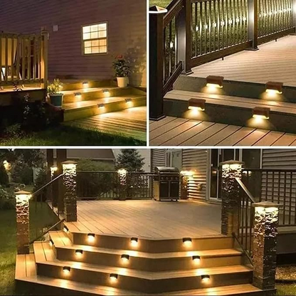 Bezprzewodowe Lampy Ścienne LED Solarne | Do Ogrodu