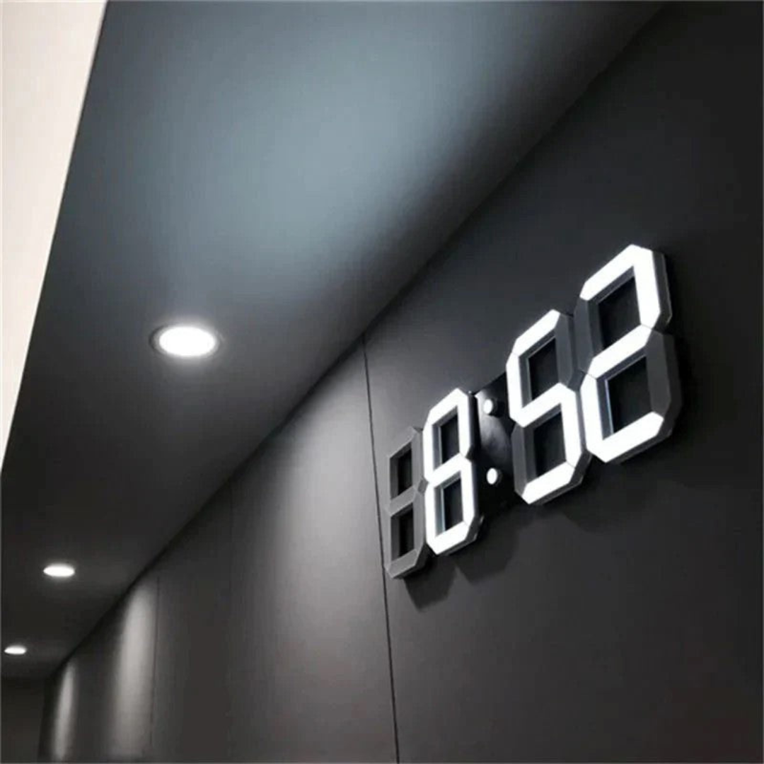 3D LED Zegar Ścienny | Nowoczesny