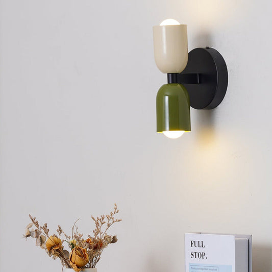 Wintage vintage lampa ścienna z podwójną głową | kreatywna dekoracja domu
