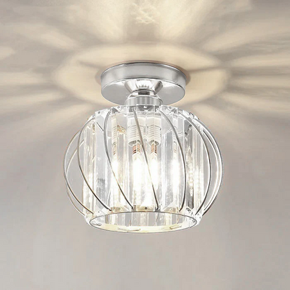 Lampa Sufitowa Do Przedpokoju | Szklana