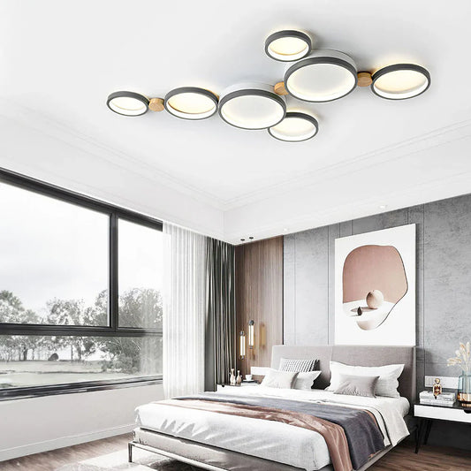 Lampa Sufitowa LED Do Salonu | Układ Okrągły