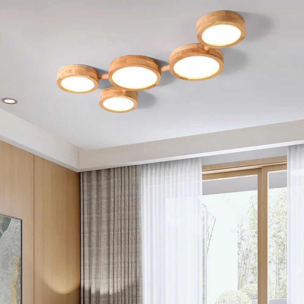 Lampa Sufitowa LED Do Salonu | Układ Okrągły