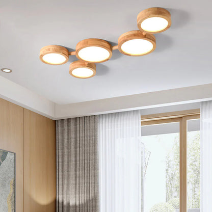 Lampa Sufitowa LED Do Salonu | Układ Okrągły
