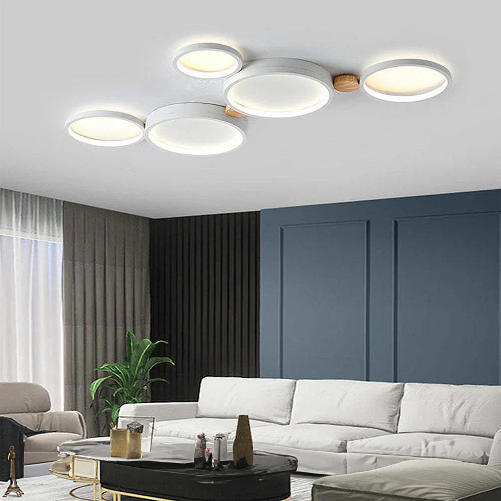 Lampa Sufitowa LED Do Salonu | Układ Okrągły