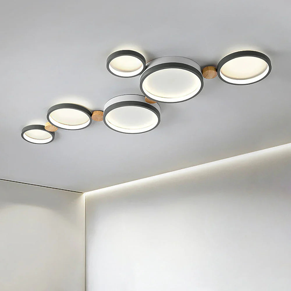 Lampa Sufitowa LED Do Salonu | Układ Okrągły