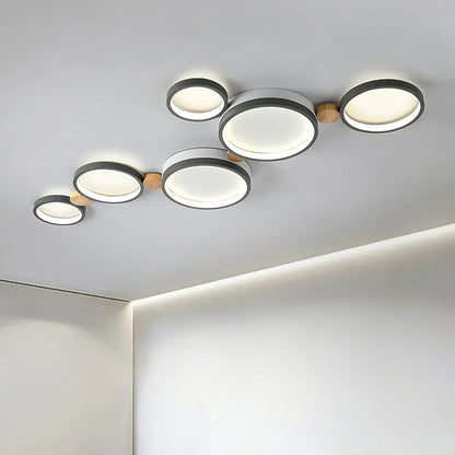 Lampa Sufitowa LED Do Salonu | Układ Okrągły