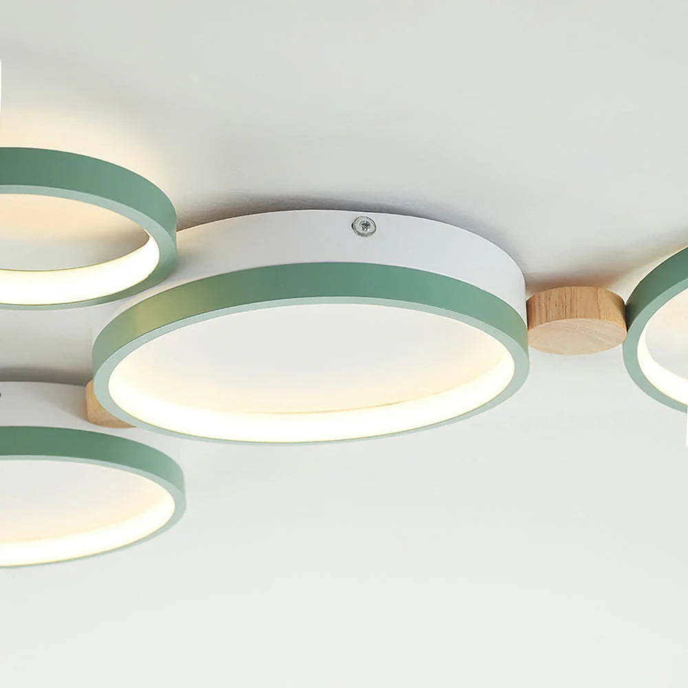 Lampa Sufitowa LED Do Salonu | Układ Okrągły