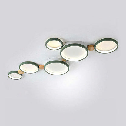 Lampa Sufitowa LED Do Salonu | Układ Okrągły