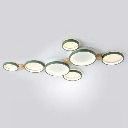 Lampa Sufitowa LED Do Salonu | Układ Okrągły