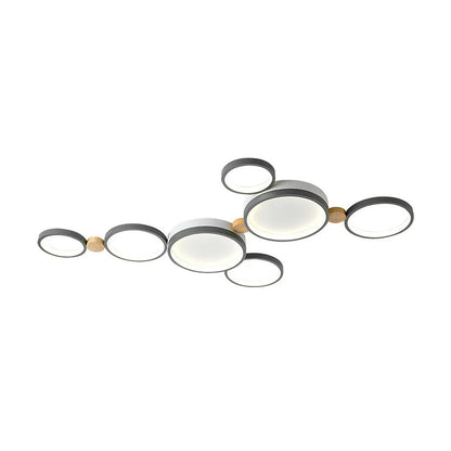 Lampa Sufitowa LED Do Salonu | Układ Okrągły