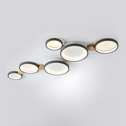 Lampa Sufitowa LED Do Salonu | Układ Okrągły