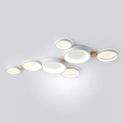 Lampa Sufitowa LED Do Salonu | Układ Okrągły