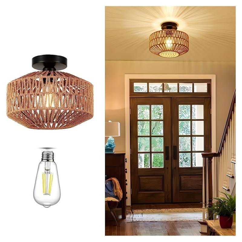 Boho Lampa Sufitowa LED | Do Salonu I Sypialni