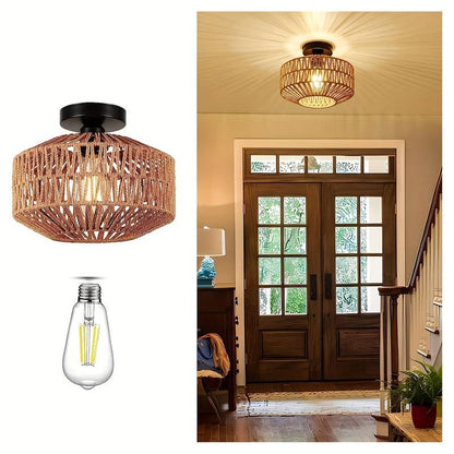Boho Lampa Sufitowa LED | Do Salonu I Sypialni
