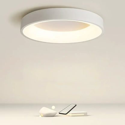 Nordyczna Okrągła Lampa Sufitowa LED | Do Salonu
