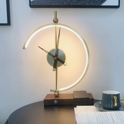 Lampka Nocna LED | Zegar Lampa