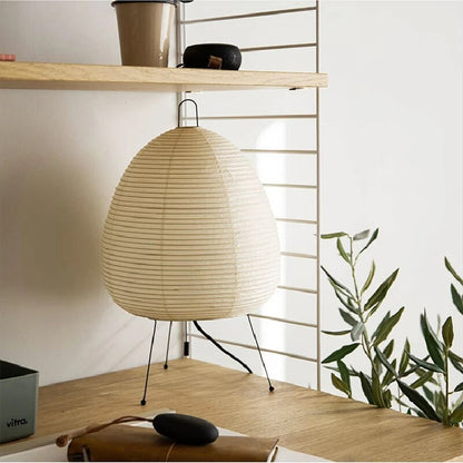 Japońska Lampa Stołowa Z Papieru Ryżowego | Design Dla Twojego Domu